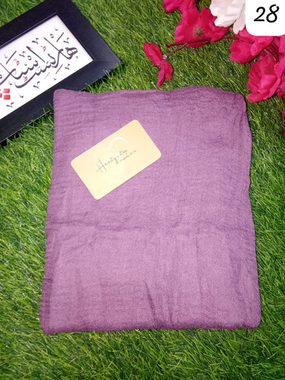 Crinckle cotton hijab
