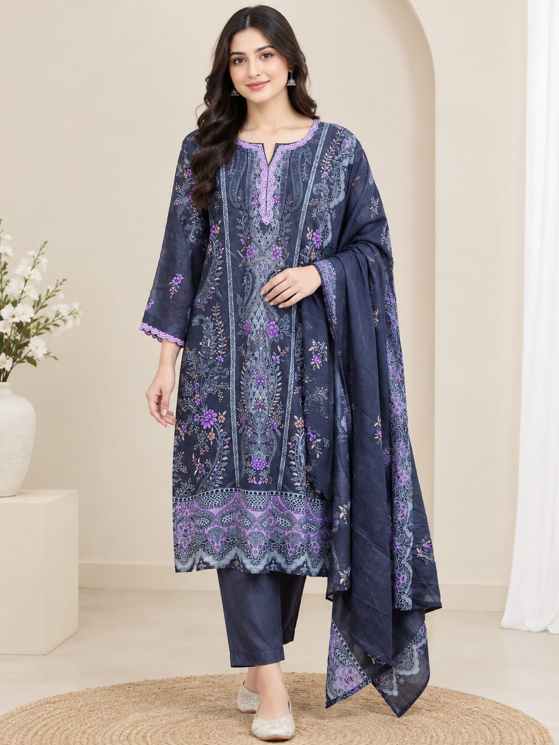 Pakistani style 3-Piece Suit
