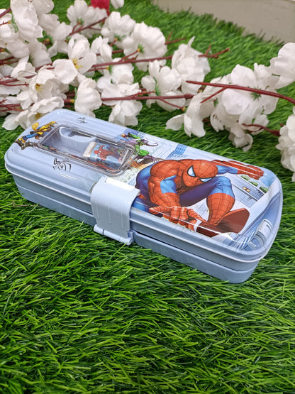 Kids' Multi-Functional Pencil Case with Built-in Sharpener & Dual Compartments