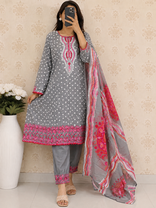 Rimsha Pakistani style 3-Piece Suit
