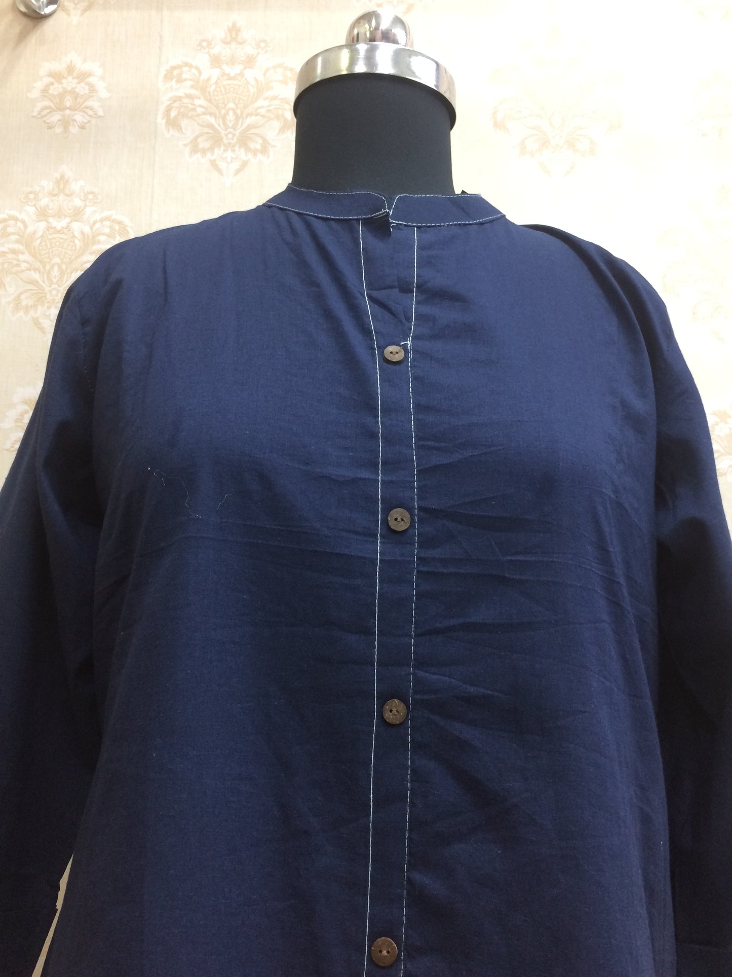 Navy Cotton Tunic