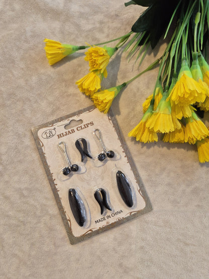 Hijab Pins Combo 6 Piece Multi-Style Collection