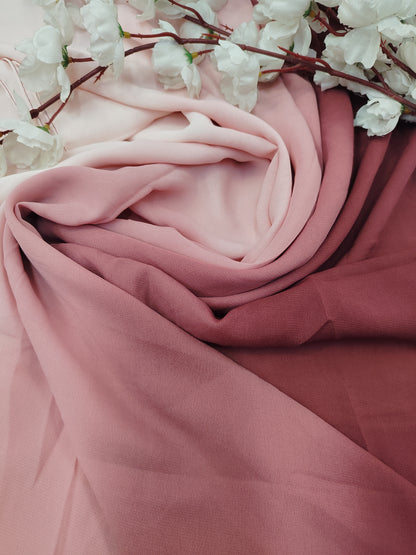 Premium Shaded Chiffon Hijab