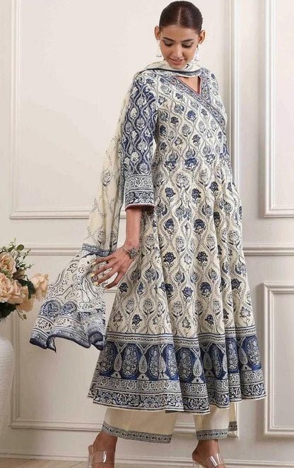 Biba Anarkali 3-Piece set