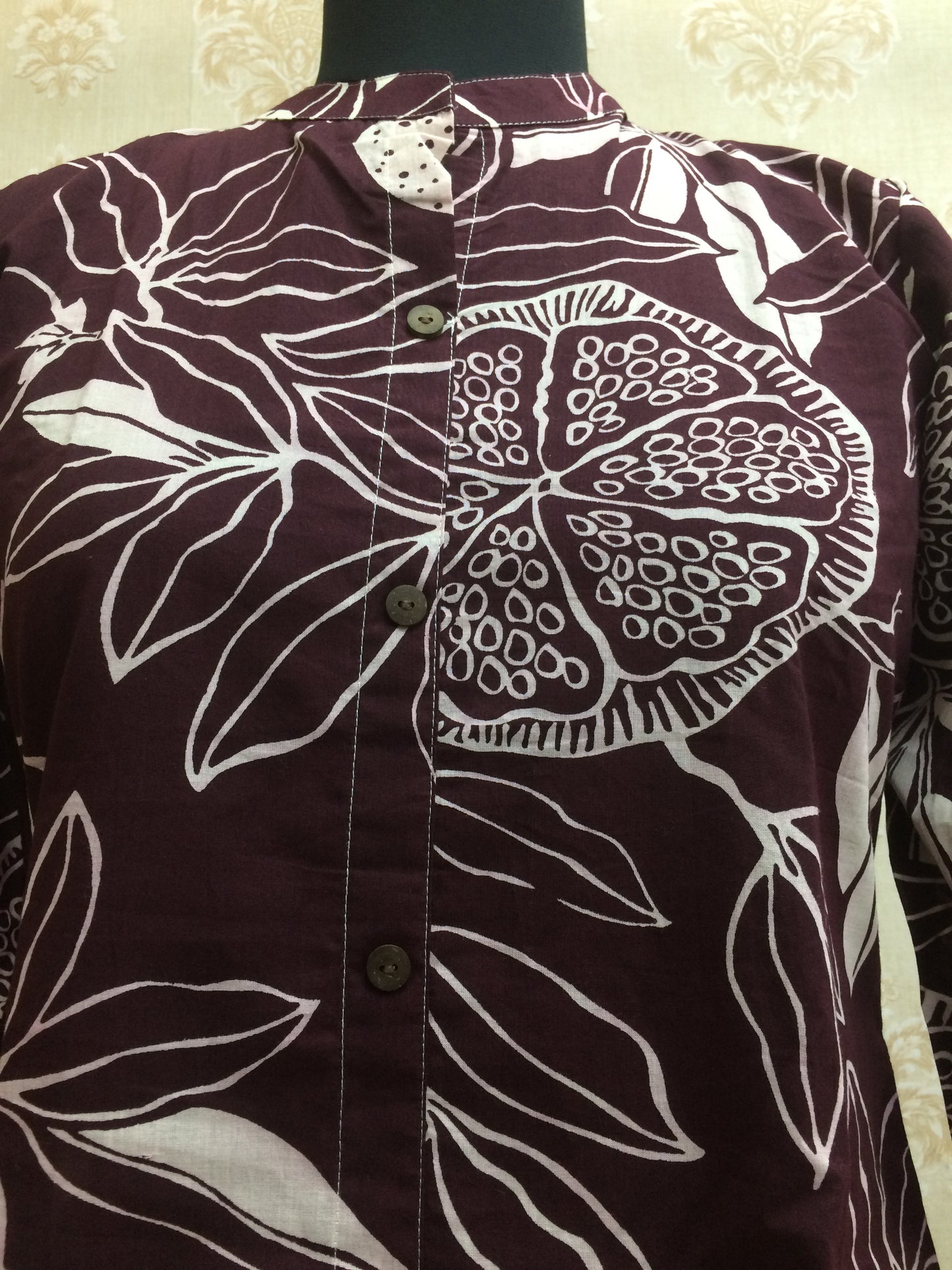 Print Cotton Tunic Top