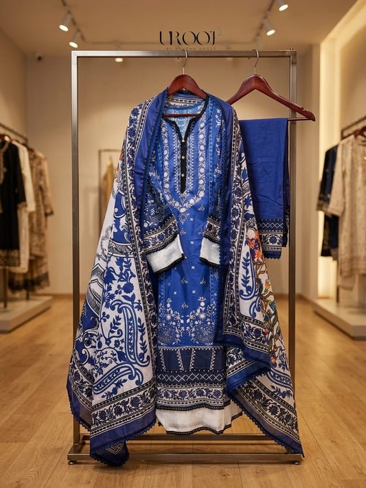 Urooj Pakistani style 3-Piece Suit