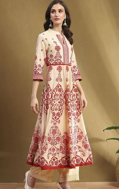 Saffron & Rouge Printed Cotton 2-Piece Set