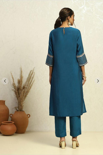 Biba Embroidered straight Kurti