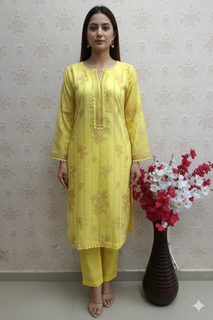 Sephron 2 pcs set lemon yellow