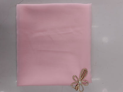 Premium Baby Pink Chiffon Hijab