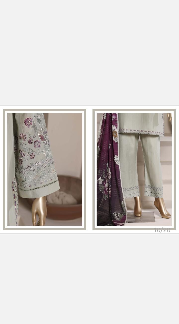 Sadabahar Eclair Embroidered 3 Piece Collection 2026