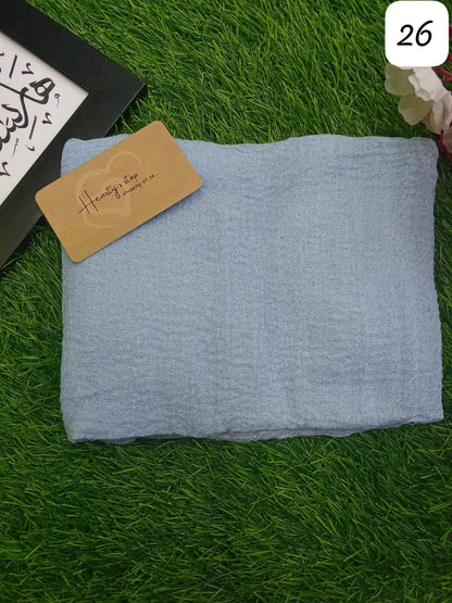 Crinckle cotton hijab