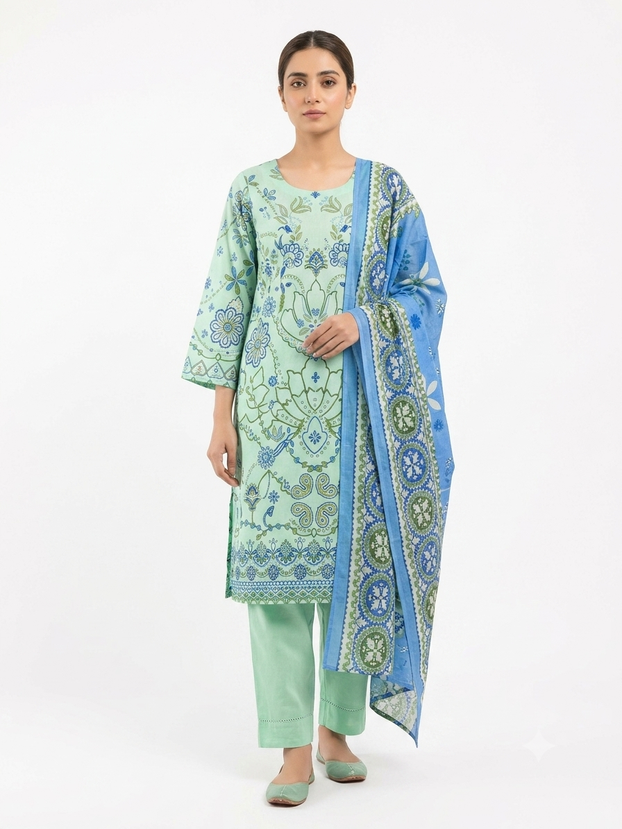 Pakistani style 3-Piece Suit