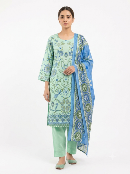 Pakistani style 3-Piece Suit