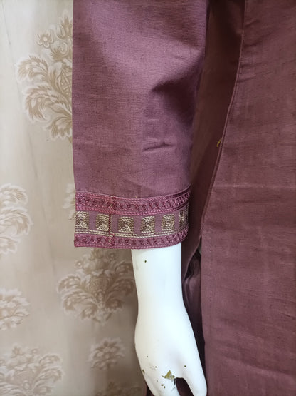 Norin Handblock-Style Kurta Set with Dupatta