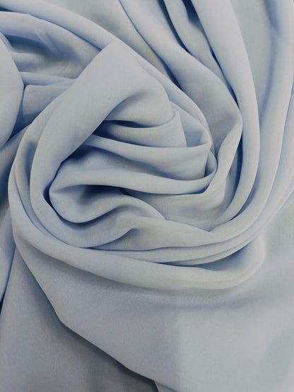 Powder Blue Georgette Chiffon Hijab