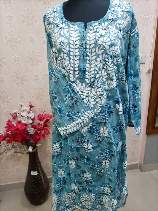 Kinza Lucknowi Plus size kurti