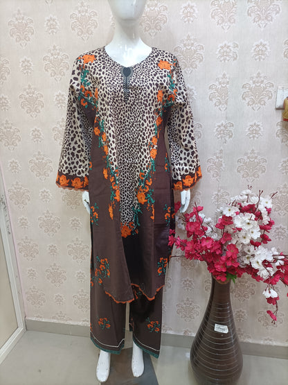 Zaria Floral Fusion Suit – Three-Piece Set