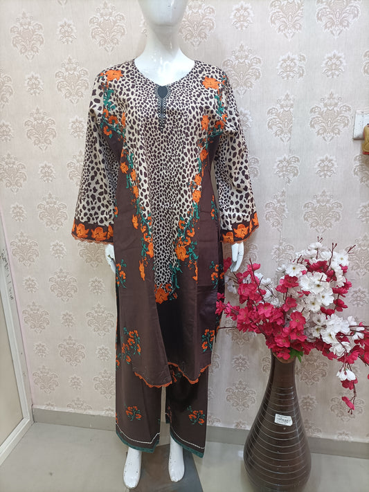 Zaria Floral Fusion Suit – Three-Piece Set