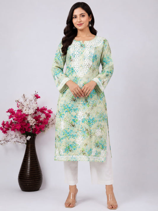 Rumi Lucknowi Plus size kurti