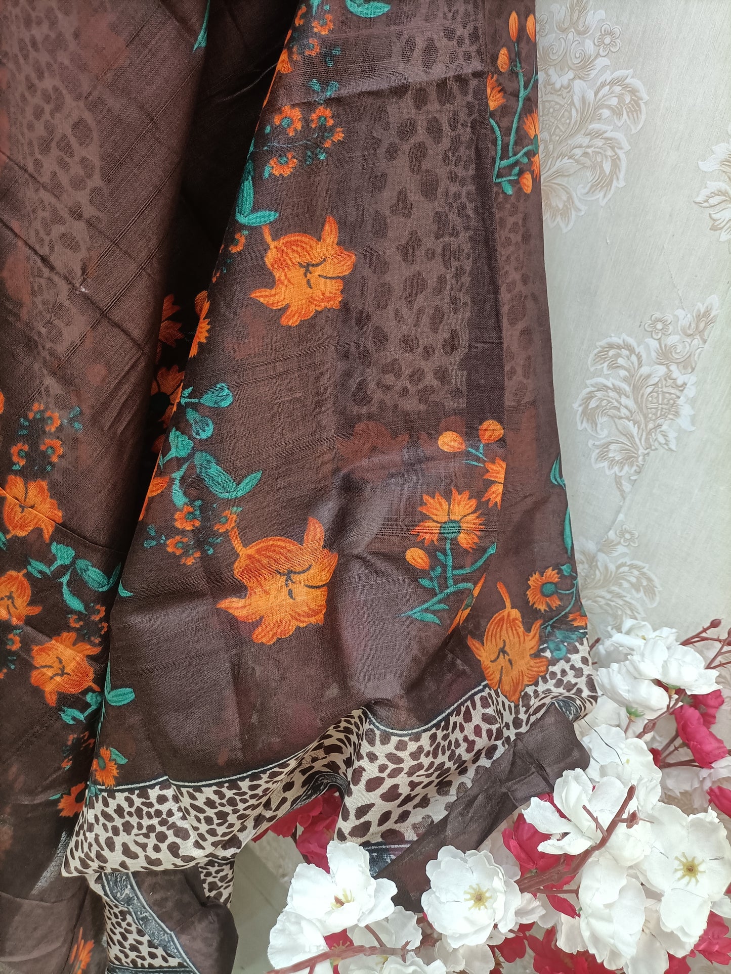 Zaria Floral Fusion Suit – Three-Piece Set