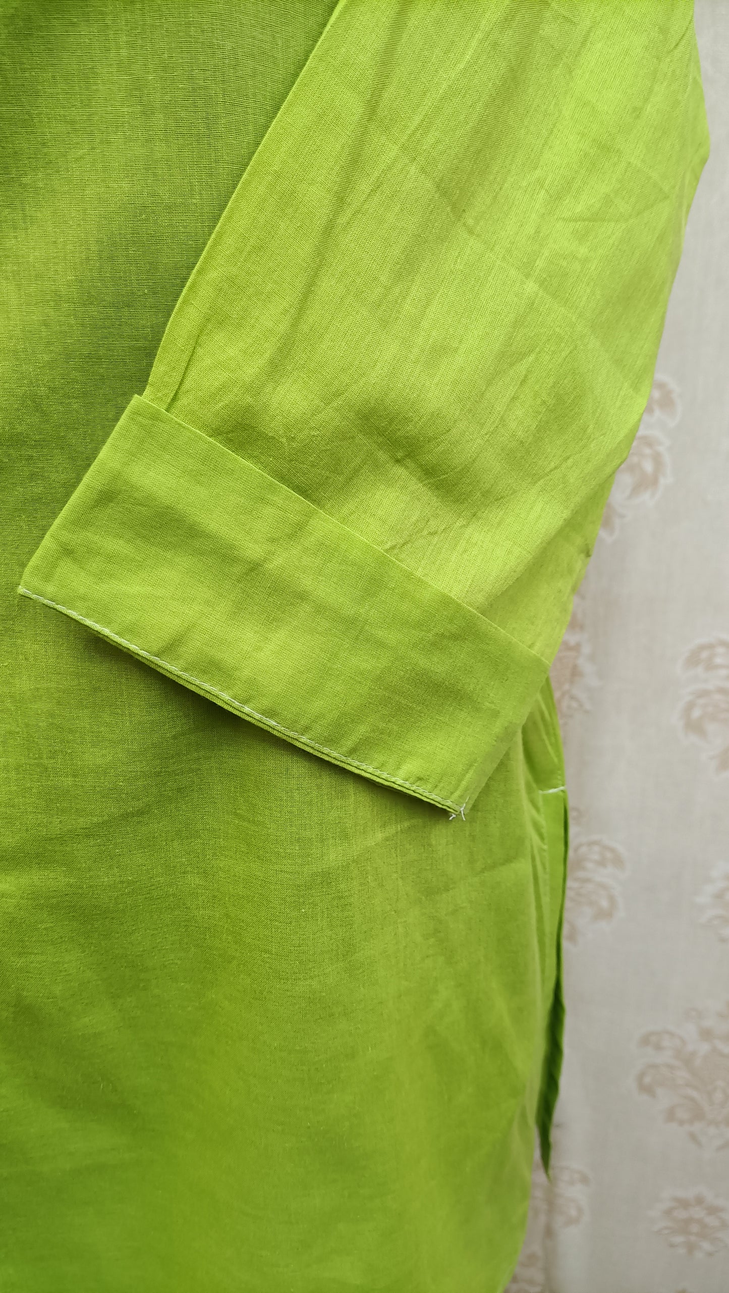 Cotton tunic light green