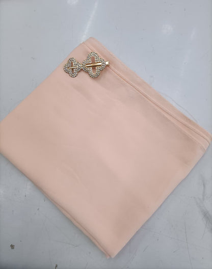 Premium Coral Haze Pink Chiffon Hijab