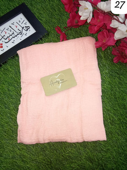Crinckle cotton hijab