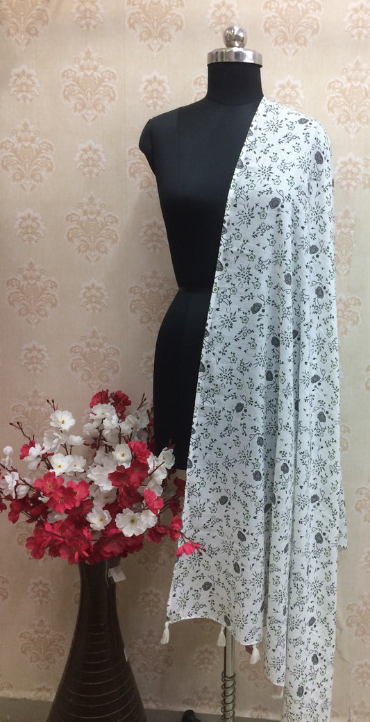 Pure Cotton Digital Print Dupatta