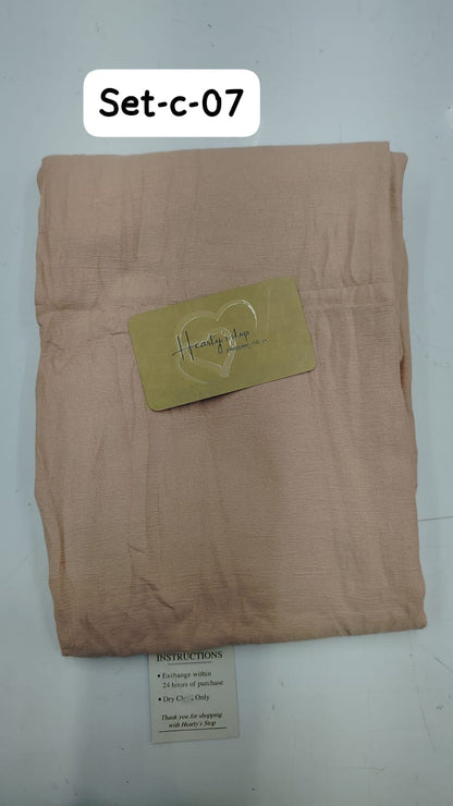 Modal Cotton Hijab Set-C