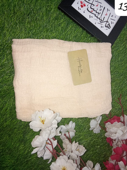 Crinckle cotton hijab