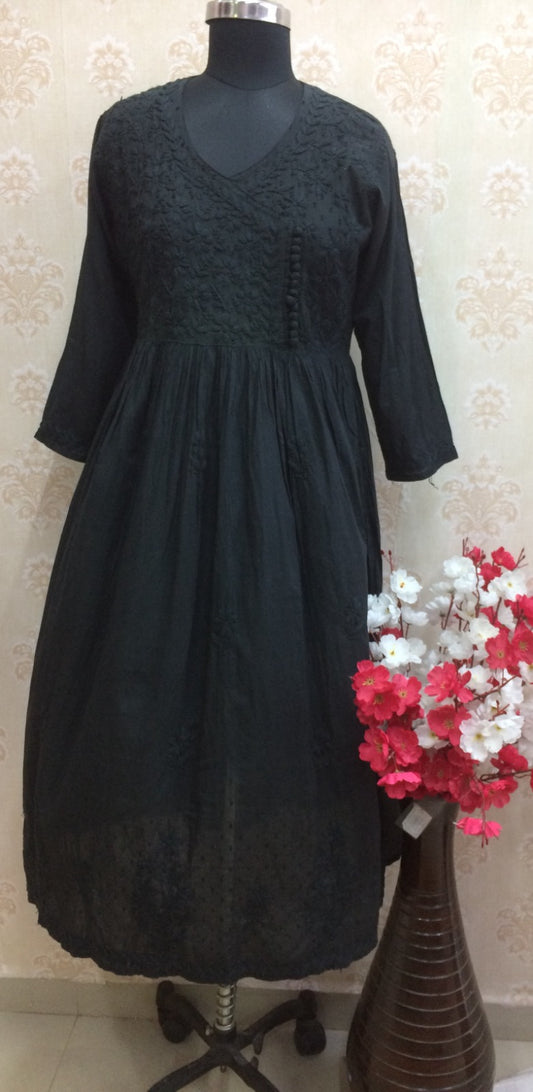 Lakhnavi gown shaded