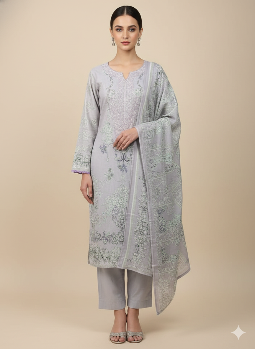 Pakistani dress light purple