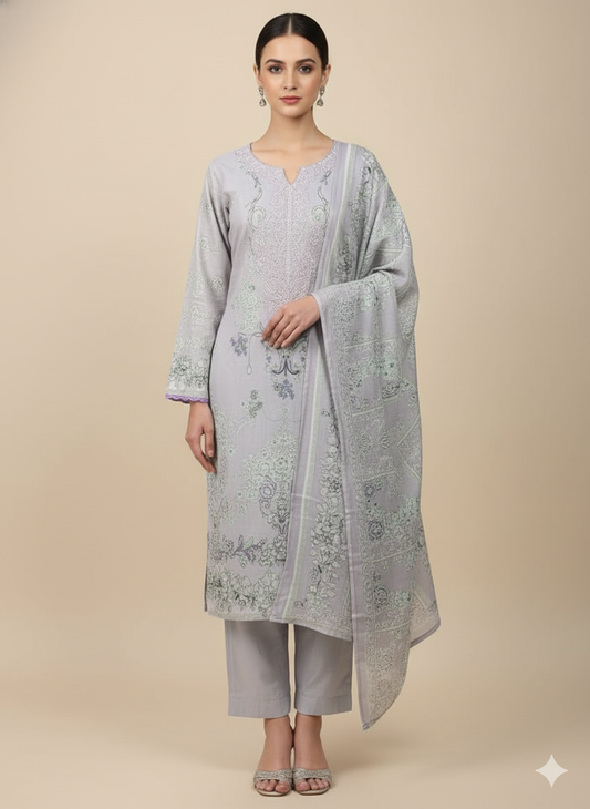 Pakistani dress light purple