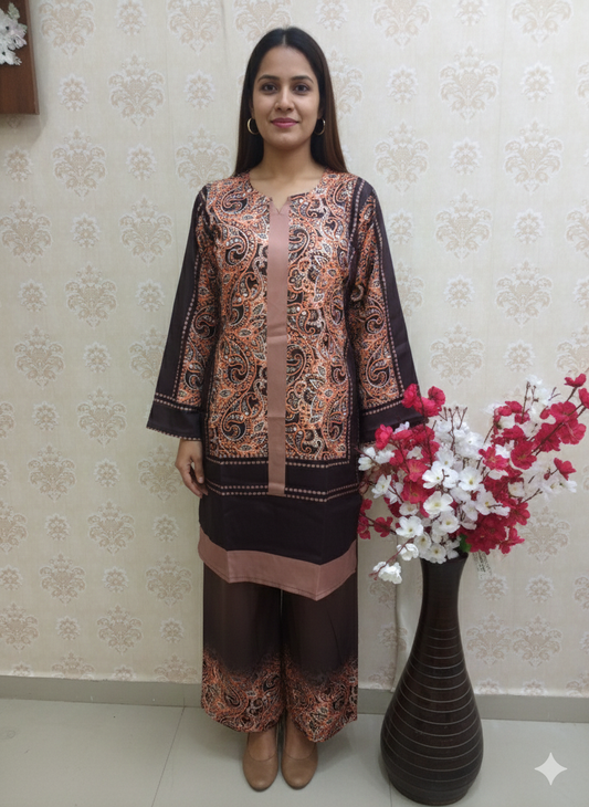 Brown turki co-ord set