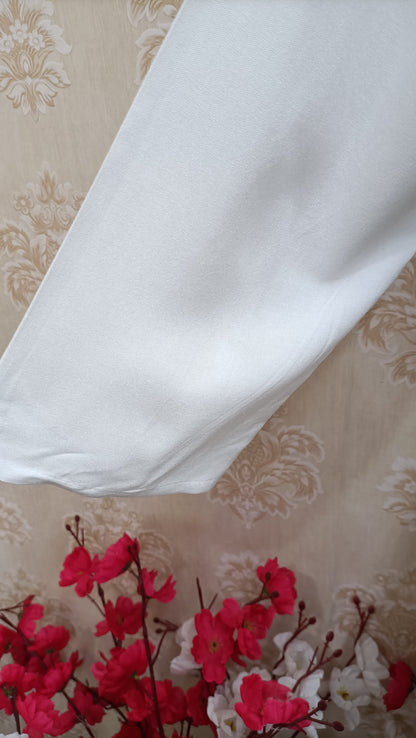 White Chikankari kurti