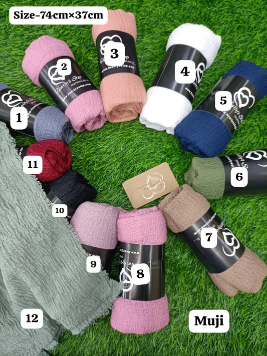 Premium muji cotton hijab
