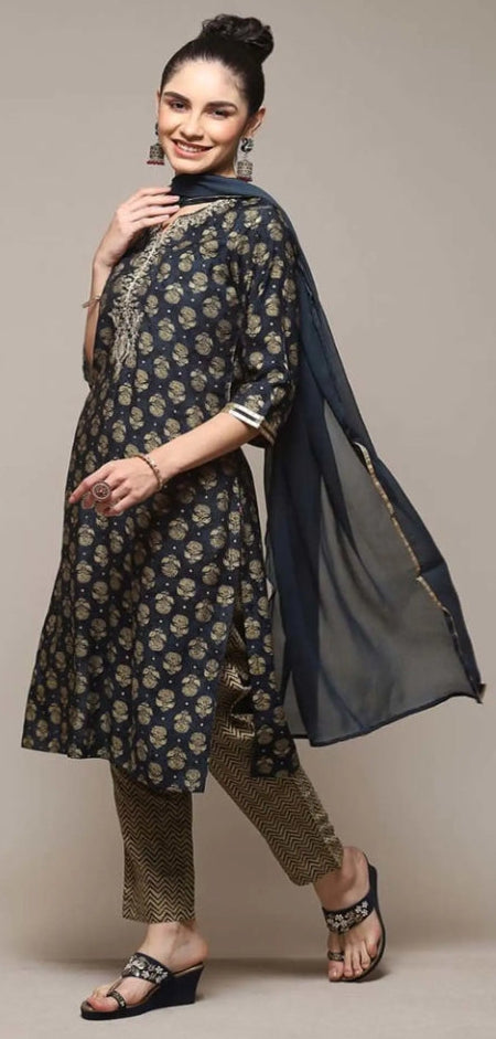 Aania Biba- Greenish Blue