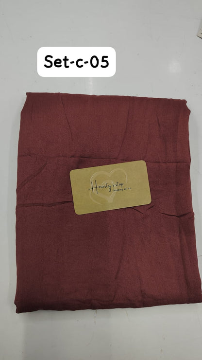 Modal Cotton Hijab Set-C