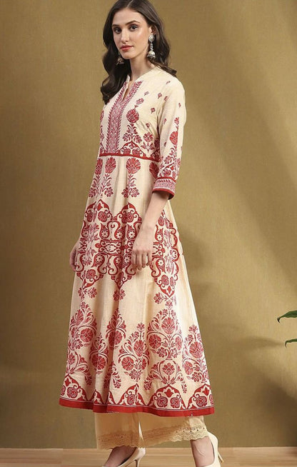 Saffron & Rouge Printed Cotton 2-Piece Set