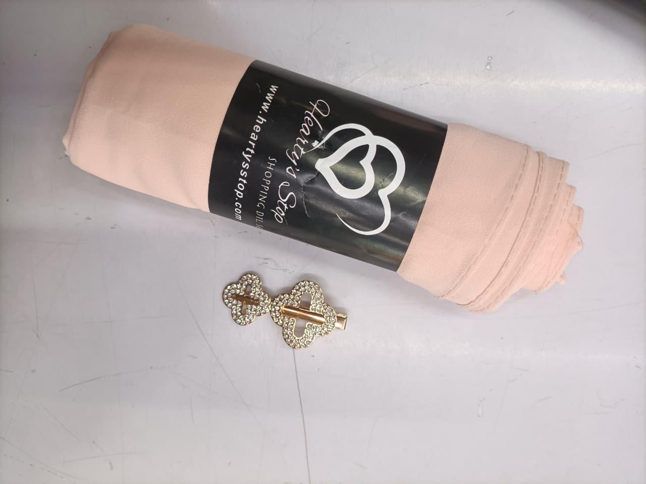 Premium Coral Haze Pink Chiffon Hijab