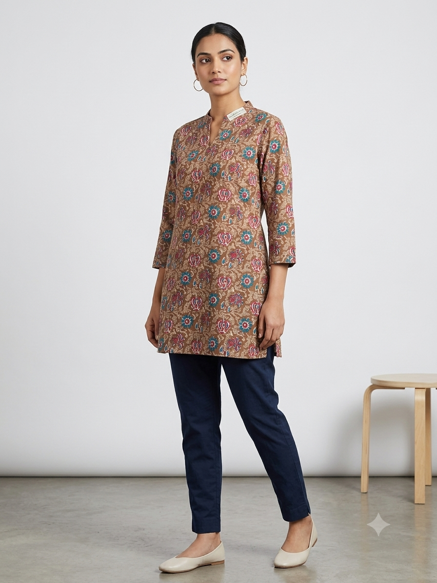 Jaipuri Short Single Kurti