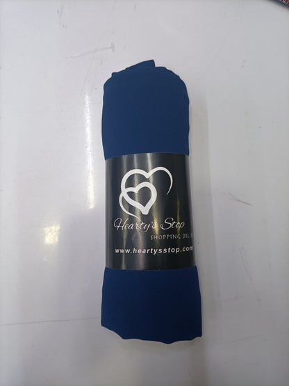 Premium Prussian Blue Chiffon Hijab
