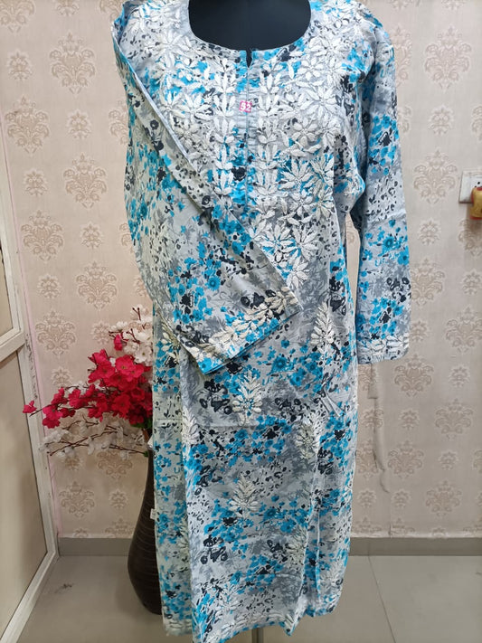 Hiba Lucknowi Plus size kurti