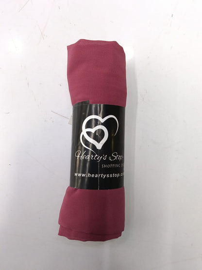 Premium Dusty Rose Chiffon Hijab