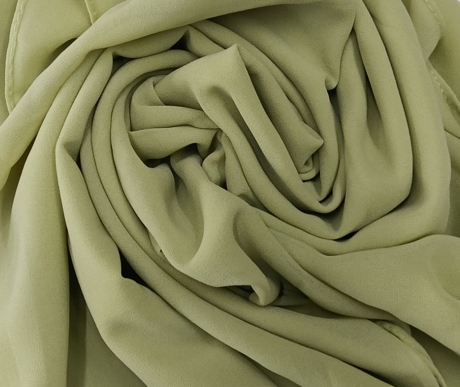 Premium Matcha Green Chiffon Hijab