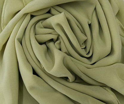 Premium Matcha Green Chiffon Hijab