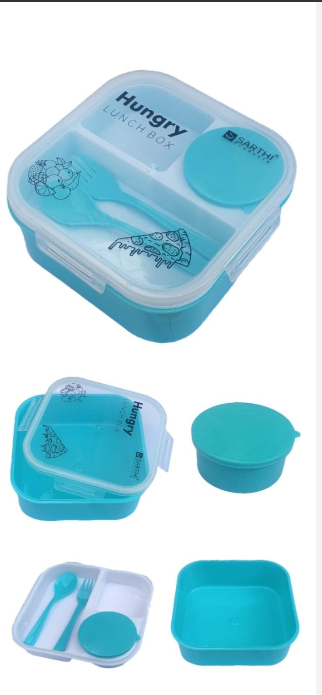 "Hungry" Multi-Compartment Bento Lunch Box
