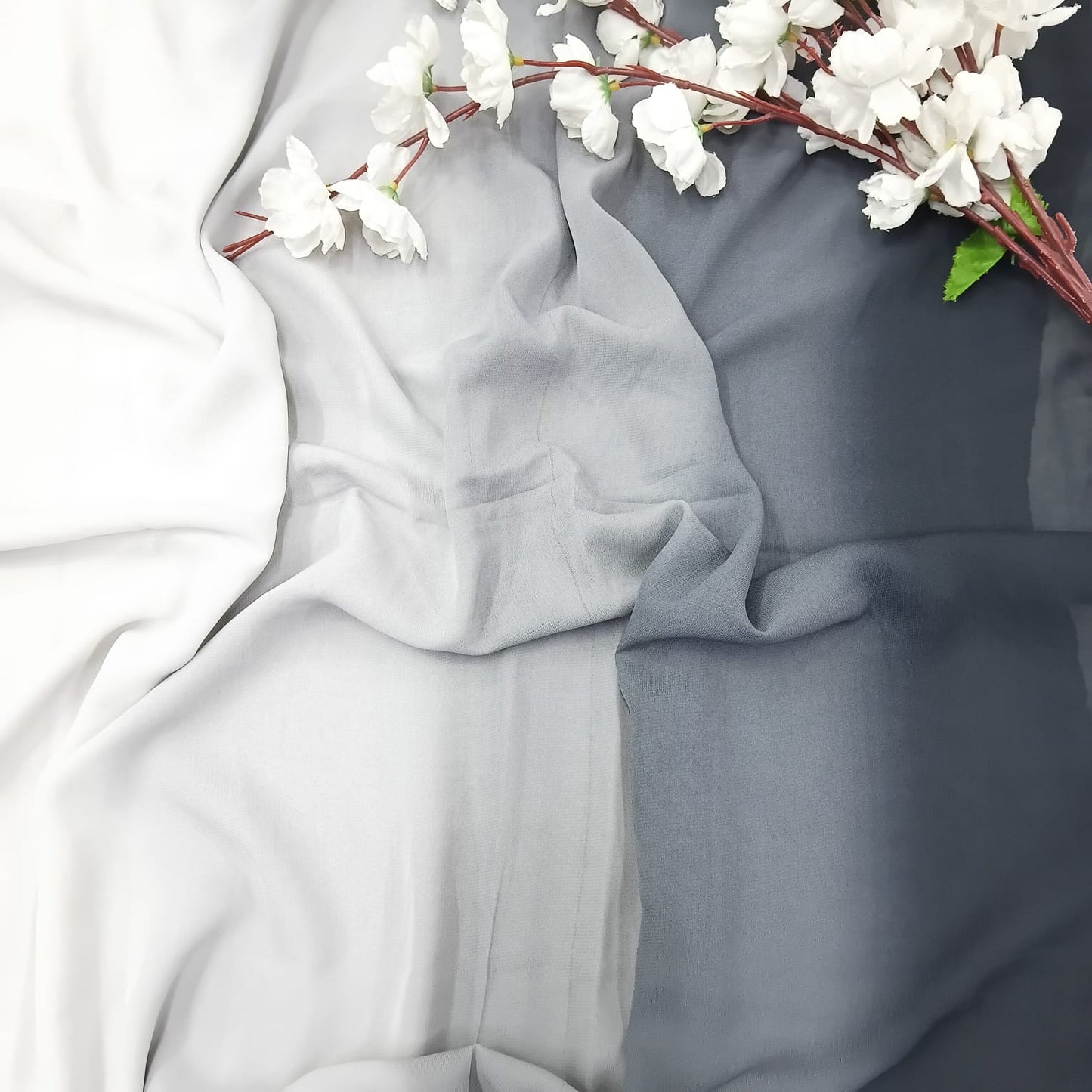 Premium Shaded Chiffon Hijab