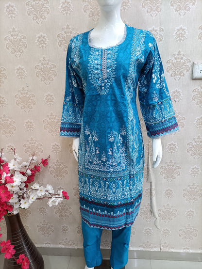 Pakistani dress firozi